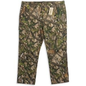 NWT RedHead Silent-Ride Pants Mens 3XL x 32 Green Camo TrueTimber Cargo Hunting